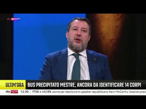 Mestre, Salvini: «Non è un problema di guard-rail»