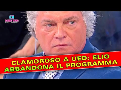 Clamoroso A Uomini e Donne: Elio Servo Abbandona Il Programma!