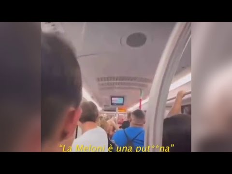 Meloni posta il video degli insulti contro di lei da parte di manifestanti della Cgil