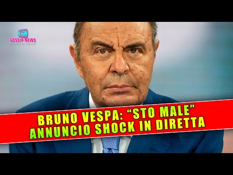 Bruno Vespa Sta Male: L’Annuncio Shock In Diretta!