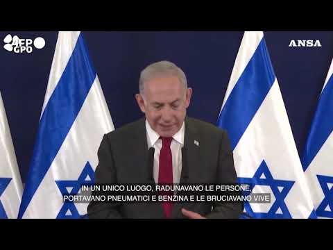 Israele, Netanyahu: “Ogni membro di Hamas e’ un uomo morto”