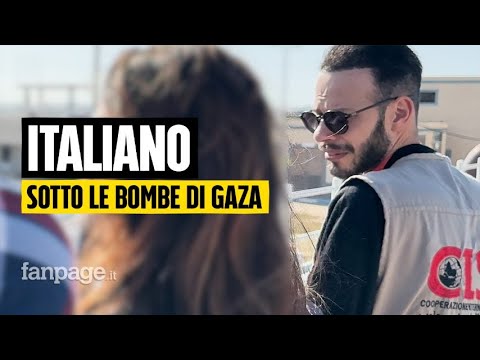 Cooperante italiano a Gaza: “Non è ferito ma è provatissimo, bombardato il nostro ufficio”