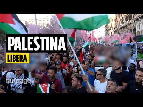 A Roma manifestazione a sostegno della Palestina: “A Gaza c’è un genocidio”
