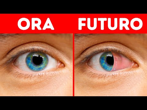 Le parti del corpo umano che si evolvono nel tempo