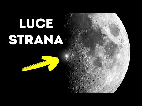 C’è una misteriosa luce sulla Luna