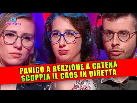 Panico In Studio a Reazione a Catena: Scoppia Il Caos In Diretta!