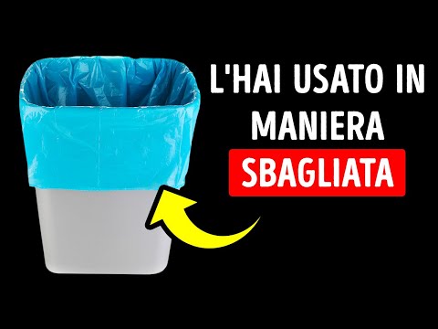 Il vostro sacco della spazzatura ha un segreto + altri oggetti di uso quotidiano con una svolta