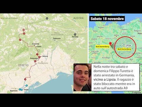 Dall’incontro con Giulia all’arresto in Germania: la folle fuga di Filippo – videoricostruzione