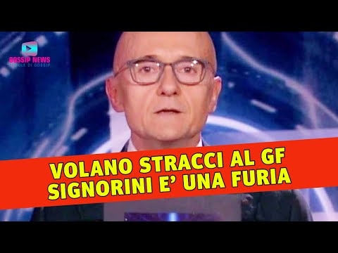 Volano Stracci al Grande Fratello: Signorini è Una Furia!