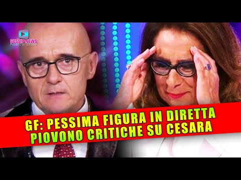 Pessima Figura al Grande Fratello: Piovono Critiche Su Cesara Buonamici!