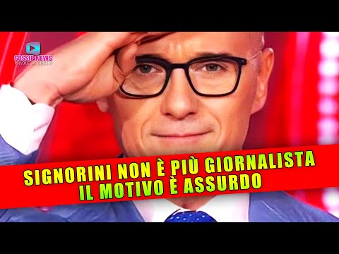 Alfonso Signorini Non è Più Un Giornalista: Il Motivo è Assurdo!