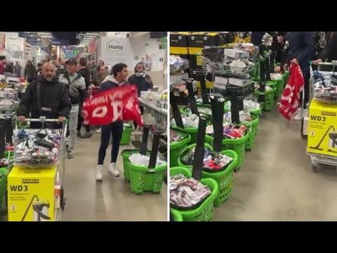 Merce a terra e carrelli pieni abbandonati: la protesta e lo sciopero nei negozi di Leroy Merlin