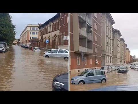 «Da un’ora e mezza sul prato della rotonda per salvarsi»: le immagini da piazza Caserta, a…