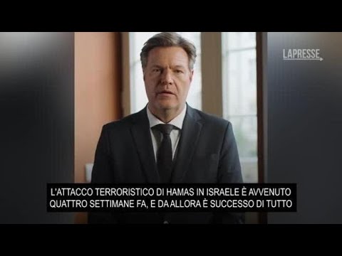 Il discorso del vicecancelliere tedesco Habeck: «La sicurezza di Israele deriva dalla nostra…