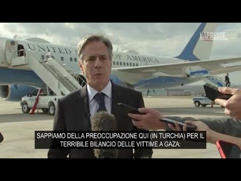 Blinken: «Stiamo lavorando per portare aiuti a Gaza e per gli ostaggi»