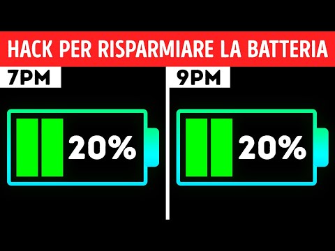 Suggerimenti per prolungare la durata della batteria + altri 30 HACK