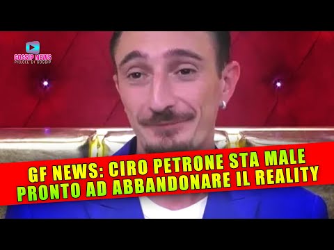 Grande Fratello: Ciro Petrone Pronto a Ritirarsi!