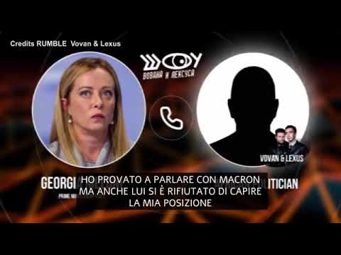 Giorgia Meloni vittima di uno scherzo telefonico da parte di due comici russi parla…