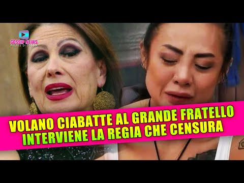Volano Ciabatte al Grande Fratello: Interviene La Regia!