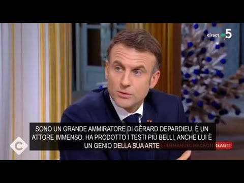 Macron difende Depardieu: «La Legione d’Onore non si toglie per una denuncia. Odio la caccia…