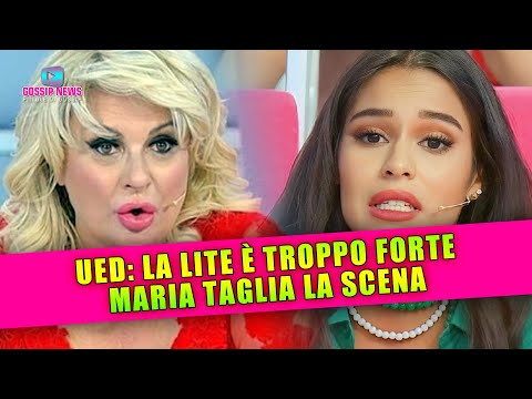 Uomini e Donne: Scontro Troppo Forte… Maria Taglia La Scena!