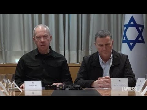 Israele, Gallant: «Attaccati su sette fronti»