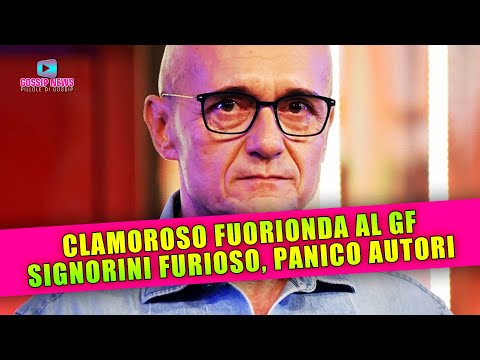 Clamoroso Fuorionda al Grande Fratello: Signorini Furioso, Autori Nel Panico!