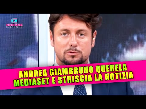Andrea Giambruno Querela Mediaset e Striscia la Notizia!