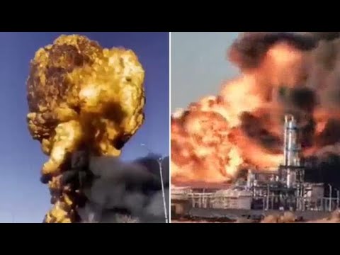 Fiamme alte e dense, poi due esplosioni: incendio in una raffineria di petrolio in Iran