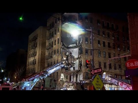 Usa, crolla condominio di sei piani a New York: nessuna vittima