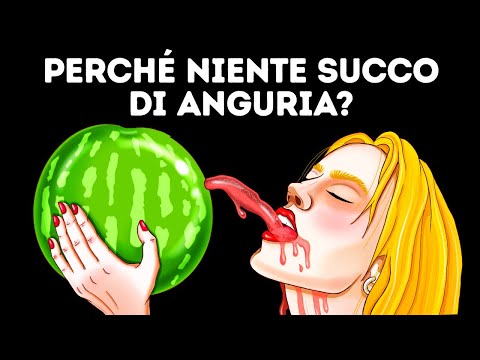Perché il succo d’anguria è così impopolare + altri semplici perché