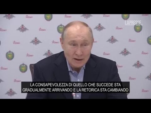 Ucraina, Putin: «Anche noi vogliamo finire la guerra, ma alle nostre condizioni»