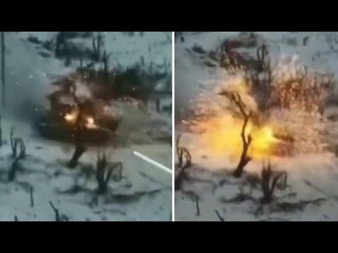 Ucraina, così il veicolo da combattimento Usa distrugge il carro armato russo di ultima…