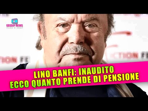 Lino Banfi, Inaudito: Ecco Quanto Prende Di Pensione!