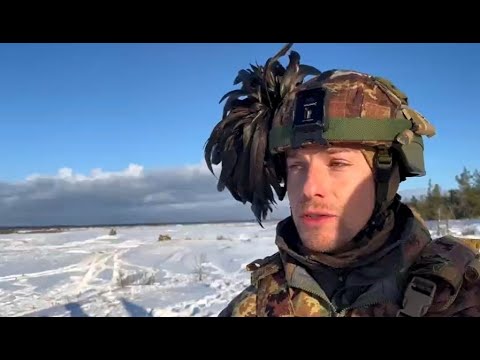 Con i Bersaglieri della Brigata Garibaldi nella neve della Lettonia ai confini con la Russia