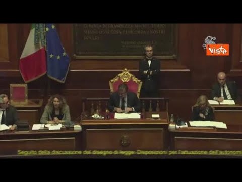 Autonomia differenziata, via libera del Senato. Dall’opposizione l’inno di Mameli durante il…