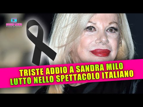 Addio a Sandra Milo: Tragico Lutto Nello Spettacolo Italiano!