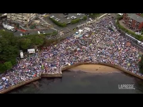 Capodanno a Sydney, presi d’assalto Harbour Bridge e Opera House