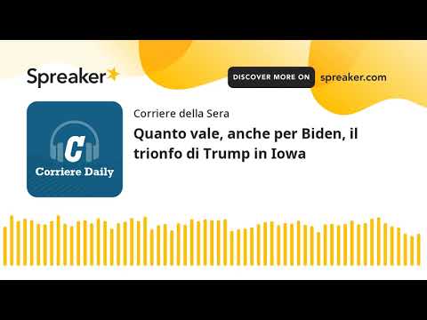 Quanto vale, anche per Biden, il trionfo di Trump in Iowa