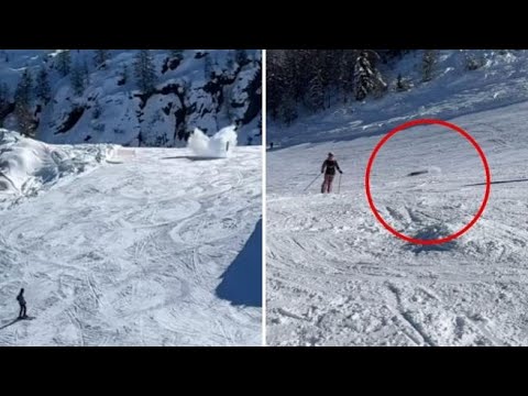 L’elicottero perde il carico sopra una pista da sci ad Aprica: sciatori sfiorati per un soffio