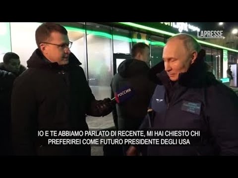 Putin: «Ribadisco che preferisco Biden a Trump»