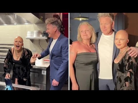 Gordon Ramsay a cena con la fan malata terminale