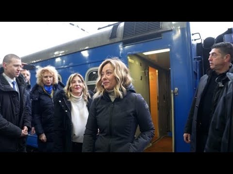 Ucraina: Meloni arrivata a Kiev con von der Leyen, Trudeau e De Croo