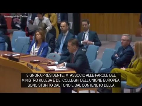 «Dite che l’Ucraina è corrotta, ma Navalny ha dimostrato quanto sia onesta la Russia», all’Onu…
