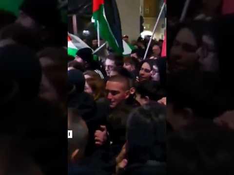 Tensione al Viminale: gli studenti arrivano davanti al ministero sfondando il cordone #shorts #news