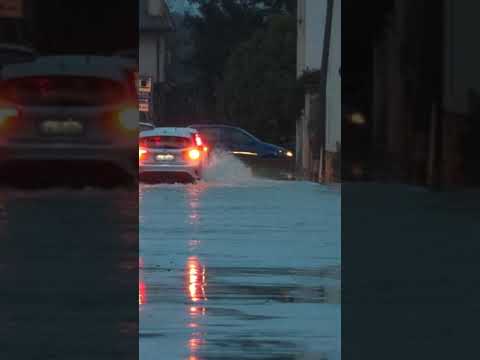 Allerta meteo rossa a Vicenza: allagamenti estesi in provincia