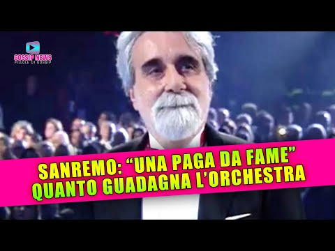 Una Paga da Fame: Sapete Quanto Guadagna L’Orchestra a Sanremo?