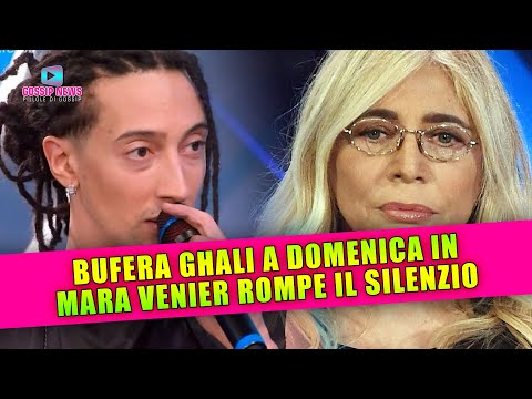 Bufera Ghali a Domenica In: Mara Venier Rompe Il Silenzio!