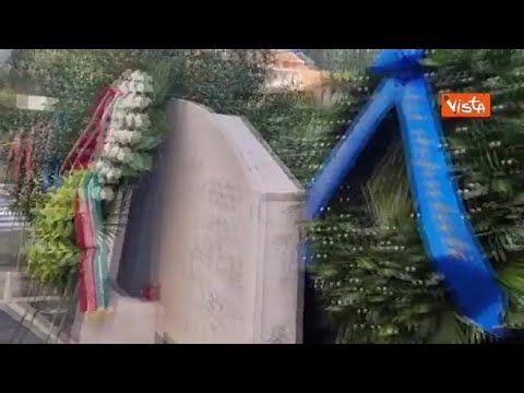 Anniversario della strage di via Fani, le corone d’alloro deposte dalle istituzioni