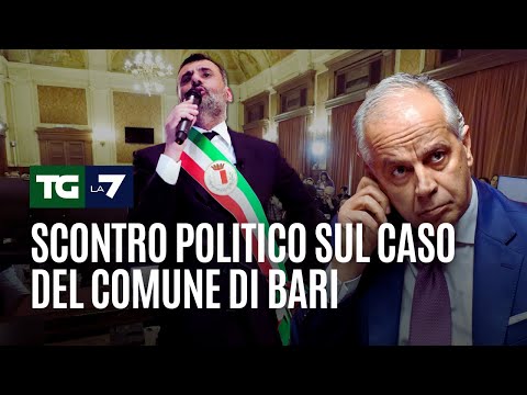 Scontro politico sul caso del possibile scioglimento del comune di Bari